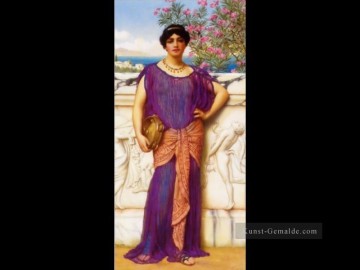  1906 Kunst - Die Tambourine Girl21906 Neoclassicist Dame John William Godward